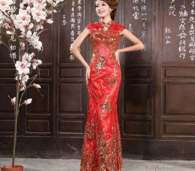 杨曹韵旗袍