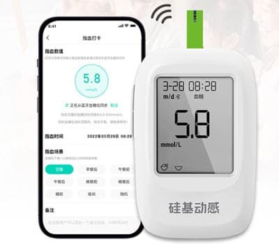 硅基动态血糖仪