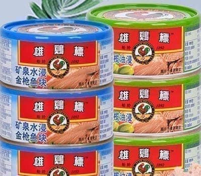 雄鸡标罐头